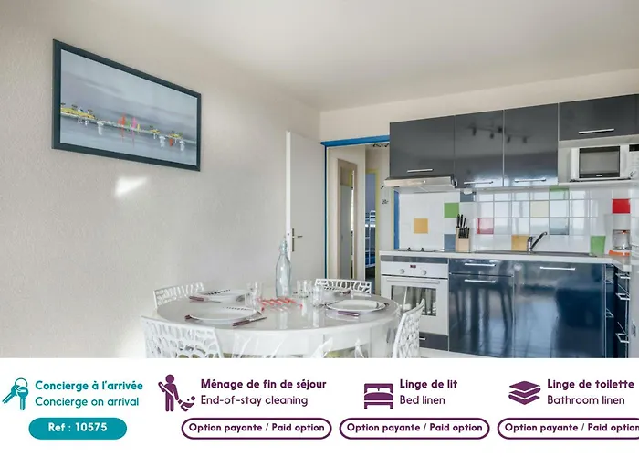 Apartamento à 200m De La Plage, Vue Pour 4 *